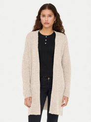 ONLY Kardigan Talio 15358604 Beżowy Regular Fit. Brązowe kardigany damskie Only, s, bez wzorów, z syntetyku. Za 169.99 zł.