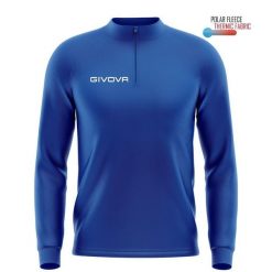 Bluza piłkarska dla dorosłych Givova Maglia Tecnica niebieska. Niebieskie bluzy damskie Givova, xl, bez wzorów, bez kaptura. Za 73.65 zł.