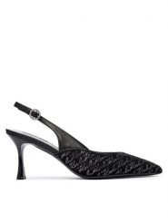 KARL LAGERFELD Szpilki Sienna KL32706A Czarny. Czarne szpilki damskie KARL LAGERFELD, bez wzorów, z materiału, bez obcasa, na szpilce, bez zapięcia. Za 814.99 zł.
