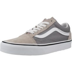 Buty VANS OLD SKOOL 2 TONE Szary. Szare obuwie trekkingowe damskie Vans, ze skóry, bez zapięcia. Za 301.99 zł.