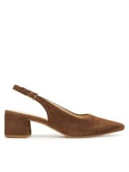 Vagabond Shoemakers Czółenka Marta 5928-140-89 Brązowy. Brązowe czółenka damskie Vagabond Shoemakers, bez wzorów, ze skóry, bez obcasa. Za 539.99 zł.