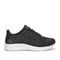 Damskie czarne trampki Kappa Rostie. Czarne trampki damskie Kappa, bez wzorów, z materiału, bez zapięcia. Za 238.85 zł.