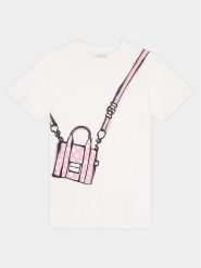 Marc Jacobs Sukienka codzienna W60072 S Écru Regular Fit. Sukienki dziewczęce Marc Jacobs, bez wzorów, z bawełny, bez ramiączek, proste. Za 399.99 zł.