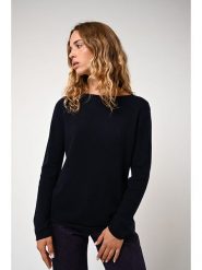 AUTHENTIC CASHMERE Kaszmirowy sweter "Criou" w kolorze granatowym rozmiar: L. Niebieskie swetry klasyczne damskie AUTHENTIC CASHMERE, l, z kaszmiru, bez kołnierzyka. Za 232.78 zł.