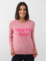 Zwillingsherz Kaszmirowy sweter w kolorze jasnoróżowym rozmiar: XL. Różowe swetry klasyczne damskie Zwillingsherz, xl, z kaszmiru, bez kołnierzyka. Za 489.95 zł.