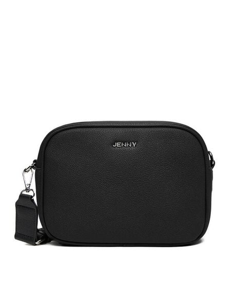 JENNY Torebka C-JEN-L-003-08 Czarny. Czarne listonoszki damskie Jenny, bez wzorów, z materiału, bez dodatków. Za 109.99 zł.