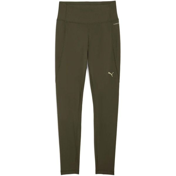 Rajstopy Puma W Cloudspun Tight Hw Fl. Zielone rajstopy Puma, bez wzorów, z materiału. Za 290.00 zł.