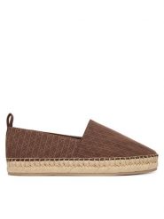 Calvin Klein Espadryle Oblique Espadrille Aop HW0HW02933 Brązowy. Brązowe espadryle damskie Calvin Klein, bez wzorów, z materiału, bez obcasa. Za 359.99 zł.
