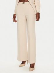 Marciano Guess Spodnie materiałowe 5RGB02 7115A Beżowy Regular Fit. Brązowe spodnie materiałowe damskie Marciano Guess, z aplikacjami, z materiału. Za 569.99 zł.
