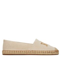 Espadryle LAUREN RALPH LAUREN. Brązowe espadryle damskie Lauren Ralph Lauren, bez wzorów, bez obcasa. Za 309.99 zł.