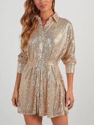 Milan Kiss Sukienka w kolorze złotym rozmiar: S. Żółte sukienki damskie Milan Kiss, bez wzorów, z tkaniny, bez ramiączek. Za 220.12 zł.