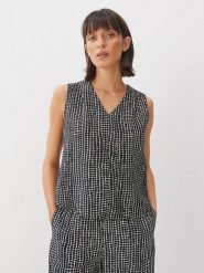 Someday Bluzka w kolorze czarno-białym rozmiar: 36. Białe bluzki damskie someday., bez wzorów, bez kołnierzyka, bez ramiączek. Za 113.10 zł.