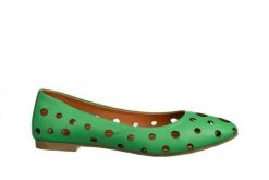 Baleriny Bayla-161 037 135 08 Grass 161689, Zielony, Skóra naturalna - 36. Zielone balerinki damskie Bayla, bez wzorów, z materiału. W wyprzedaży za 179.10 zł.