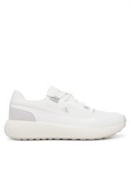 Calvin Klein Jeans Sneakersy Athleisure Runner Laceup Nt YW0YW01823 Biały. Białe obuwie sportowe damskie Calvin Klein Jeans, z jeansu, bez zapięcia. Za 299.99 zł.
