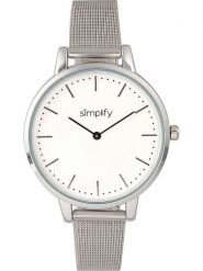 Simplify Zegarek kwarcowy "the 5800" w kolorze srebrno-białym rozmiar: onesize. Białe, analogowe zegarki damskie Simplify, metalowe. Za 130.99 zł.