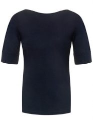 Lauren Ralph Lauren Bluzka 200654963 Granatowy Regular Fit. Niebieskie bluzki damskie Lauren Ralph Lauren, s, bez wzorów, z bawełny, bez kołnierzyka, bez ramiączek. W wyprzedaży za 159.99 zł.