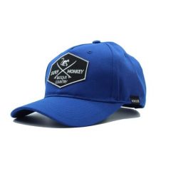 Czapka Trucker - 5 Paneli - Poliester z Recyklingu (Niebieski). Niebieskie czapki z daszkiem damskie SURF MONKEY, bez wzorów, z poliesteru. Za 159.95 zł.
