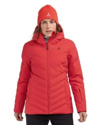 Kurtka narciarska damska Schöffel Alerce. Czerwone kurtki sportowe damskie Schöffel, na zimę, bez wzorów, z materiału, bez kaptura. Za 1,999.99 zł.