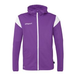 Bluza dresowa z kapturem Uhlsport Squad 27. Białe bluzy damskie Uhlsport, xl, bez wzorów, z dresówki, z kapturem. Za 217.50 zł.