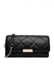 Nine West Torebka CEO-MONTANA-LDA7800A Czarny. Czarne torebki wieczorowe damskie Nine West, bez wzorów, z materiału, bez dodatków. Za 179.99 zł.