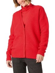 Timezone Kardigan w kolorze czerwonym rozmiar: XL. Czerwone kardigany damskie Timezone, xl, bez wzorów. Za 135.49 zł.