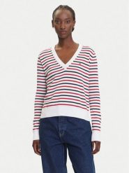 Tommy Jeans Sweter Essential DW0DW19888 Kolorowy Regular Fit. Swetry klasyczne damskie Tommy Jeans, xxs, z bawełny, bez kołnierzyka. Za 279.99 zł.