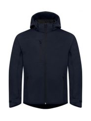 Clique Classic Softshell 2 w 1 - Kurtka/Gilet z Poliestru Recyklingowego – Dark. Niebieskie kurtki damskie CLIQUE, uniwersalny, bez wzorów, z polaru. Za 375.27 zł.