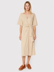 InWear Sukienka codzienna Jail 30107312 Beżowy Loose Fit. Brązowe sukienki damskie InWear, bez wzorów, z syntetyku, bez ramiączek. Za 669.99 zł.