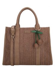 Charm Torebka "Bermondsey" w kolorze jasnobrązowym - 35 x 27,5 x 12 cm rozmiar: onesize. Brązowe torebki klasyczne damskie Charm, z materiału, przez ramię, bez dodatków. Za 163.64 zł.