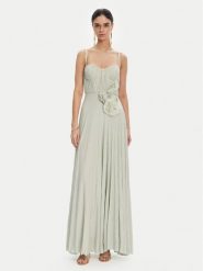Elisabetta Franchi Sukienka wieczorowa AB-R22-52E2 Zielony Regular Fit. Zielone sukienki damskie Elisabetta Franchi, bez wzorów, z wiskozy, wizytowe, bez ramiączek. Za 3,439.00 zł.