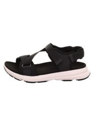 Legero Sandały "Liberty" w kolorze czarnym rozmiar: 39. Czarne sandały damskie Legero, bez wzorów, z otwartym noskiem, bez obcasa, bez zapięcia. Za 195.99 zł.