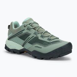 Buty trekkingowe damskie Mammut Ducan II Low GTX. Zielone obuwie trekkingowe damskie Mammut, bez zapięcia. Za 769.99 zł.