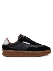 Steve Madden Sneakersy Euphoria SM11003591 Czarny. Czarne obuwie sportowe damskie Steve Madden, ze skóry, bez zapięcia. Za 369.99 zł.