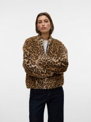 Vero Moda Kurtka przejściowa w kolorze beżowym rozmiar: S. Brązowe kurtki damskie Vero Moda, s, bez wzorów, bez kaptura. Za 171.28 zł.