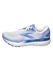 Brooks Buty "Ghost 16" w kolorze biało-niebieskim do biegania rozmiar: 38. Białe obuwie sportowe damskie Brooks, z materiału, bez zapięcia, do biegania. Za 383.03 zł.