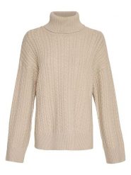 MOSS COPENHAGEN Golf "Amari" w kolorze beżowym rozmiar: XS/S. Brązowe golfy damskie Moss Copenhagen, s, bez wzorów, ze splotem, bez ramiączek. Za 122.96 zł.
