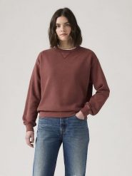 Levi's Sweter w kolorze brązowym rozmiar: S. Brązowe swetry klasyczne damskie Levi's, s, z bawełny, bez kołnierzyka. Za 131.45 zł.