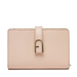 Duży Portfel Damski Furla. Czerwone portfele damskie Furla, bez wzorów. Za 639.99 zł.