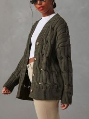 Milan Kiss Kardigan w kolorze kremowym rozmiar: S. Brązowe kardigany damskie Milan Kiss, s, bez wzorów, z bawełny. Za 91.34 zł.