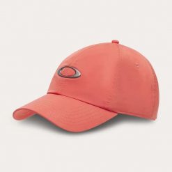 Czapka z daszkiem unisex Oakley TINCAN LX różowa FOS901486-41I. Czerwone czapki z daszkiem damskie Oakley, bez wzorów, z nylonu. Za 133.17 zł.
