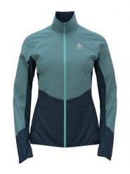 Odlo Kurtka "Run Easy" w kolorze niebieskim do biegania rozmiar: M. Niebieskie kurtki sportowe damskie ODLO, m, bez wzorów, bez kaptura. Za 354.94 zł.