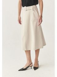 TATUUM Spódnica w kolorze kremowym rozmiar: 38. Brązowe spódnice damskie TATUUM, na co dzień, bez wzorów, z tkaniny, midi. Za 183.15 zł.