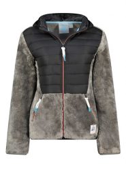 Canadian Peak Kurtka polarowa "Typologieak" w kolorze szaro-czarnym rozmiar: S. Szare kurtki damskie Canadian Peak, s, bez wzorów, z materiału, bez kaptura. Za 135.81 zł.