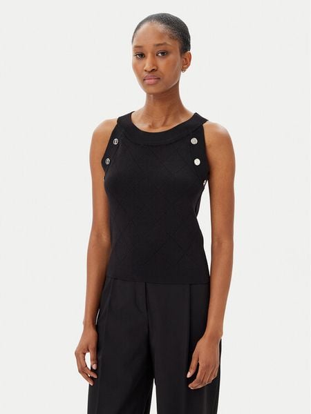 Artigli Sweter ACMA001879 002 Czarny Regular Fit. Czarne swetry klasyczne damskie Artigli, s, z wiskozy, bez kołnierzyka. Za 129.99 zł.