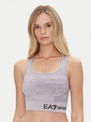 EA7 Emporio Armani Biustonosz sportowy 7W000517 AF13714 UA092 Fioletowy. Fioletowe biustonosze sportowe damskie EA7 Emporio Armani, bez wzorów, z syntetyku. Za 209.99 zł.