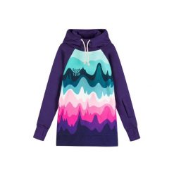 Bluza outdoorowa z kapturem damska DEEP TRIP Aquafresh softshell. Niebieskie bluzy damskie DEEP TRIP, na zimę, s, bez wzorów, z softshellu, z kapturem. W wyprzedaży za 419.00 zł.