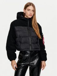 Alpha Industries Kurtka zimowa 138001 Czarny Regular Fit. Czarne kurtki damskie Alpha Industries, na zimę, l, bez wzorów, z syntetyku, bez kaptura. Za 649.99 zł.
