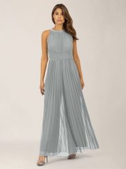 APART Kombinezon w kolorze szarym rozmiar: 36. Szare kombinezony damskie Apart, bez wzorów, bez kołnierzyka, bez ramiączek. Za 406.45 zł.