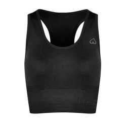Stanik Sportowy BeShaped Body Boost Regulowany. Czarne biustonosze sportowe damskie BESHAPED, bez wzorów, z nylonu. Za 199.00 zł.
