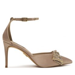 Szpilki Steve Madden. Brązowe szpilki damskie Steve Madden, bez wzorów, bez obcasa, na szpilce, bez zapięcia. Za 599.99 zł.